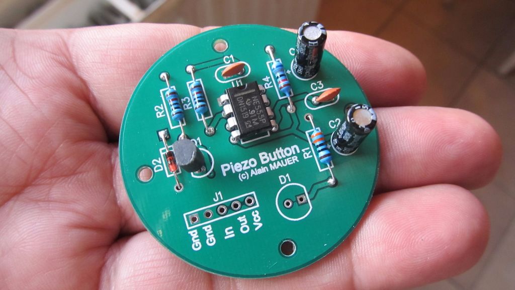 piezo sensor as tactile switch