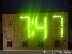 SPI interfaced large 7-seg led display