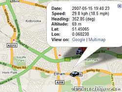 Vehicle GPS tracking software