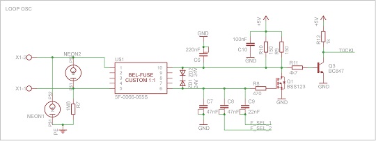 inductive loop oscillator schematics