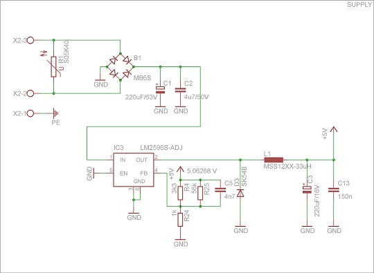 inductive loop detector power supply