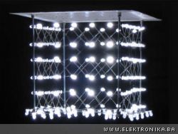 DIY LED chandelier