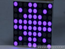 How to control 8x8 LED matrix with Arduino